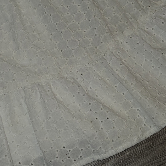 Design History White Off-Shoulder Eyelet Sundress - Picture 5 of 10